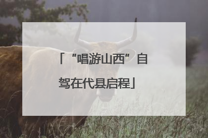 “唱游山西”自驾在代县启程