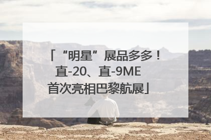 “明星”展品多多！直-20、直-9ME首次亮相巴黎航展