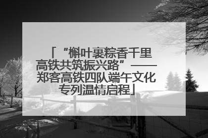 “槲叶裹粽香千里 高铁共筑振兴路”——郑客高铁四队端午文化专列温情启程