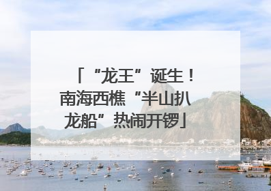 “龙王”诞生！南海西樵“半山扒龙船”热闹开锣