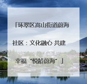 环翠区嵩山街道蔚海社区：文化融心 共建幸福“悦龄蔚海”