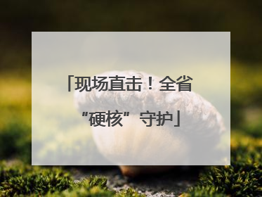 现场直击！全省“硬核”守护