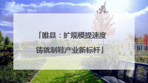 睢县：扩规模提速度 铸就制鞋产业新标杆