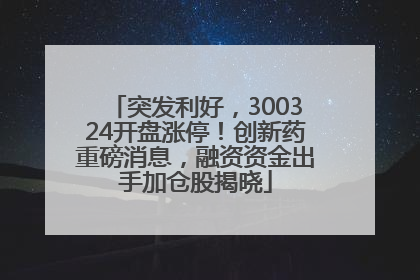 突发利好，300324开盘涨停！创新药重磅消息，融资资金出手加仓股揭晓