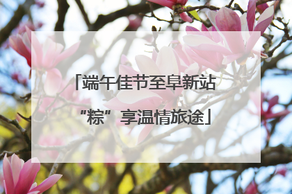 端午佳节至阜新站“粽”享温情旅途