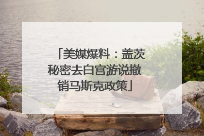 美媒爆料：盖茨秘密去白宫游说撤销马斯克政策