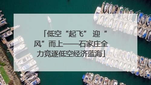 低空“起飞” 迎“风”而上——石家庄全力竞逐低空经济蓝海