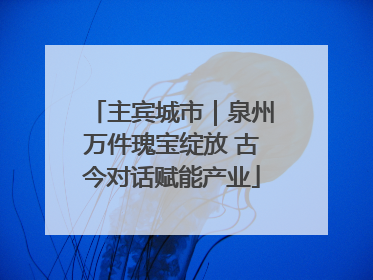主宾城市｜泉州万件瑰宝绽放 古今对话赋能产业