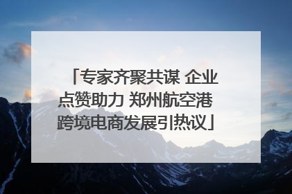 专家齐聚共谋 企业点赞助力 郑州航空港跨境电商发展引热议