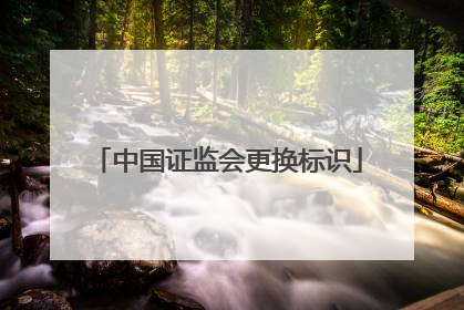 中国证监会更换标识