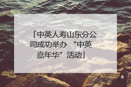 中英人寿山东分公司成功举办 “中英嘉年华”活动