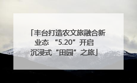 丰台打造农文旅融合新业态 “5.20”开启沉浸式“田园”之旅