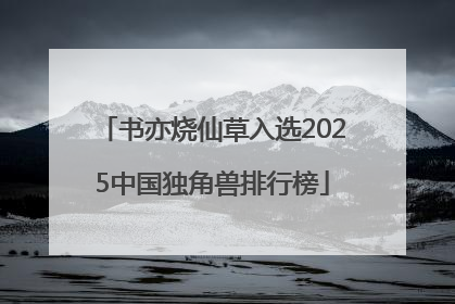 书亦烧仙草入选2025中国独角兽排行榜