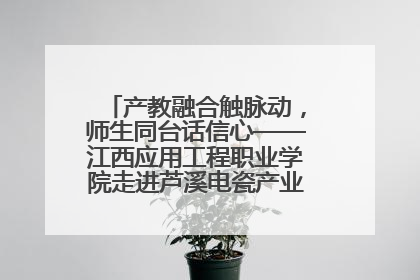 产教融合触脉动，师生同台话信心——江西应用工程职业学院走进芦溪电瓷产业园创新思政课堂
