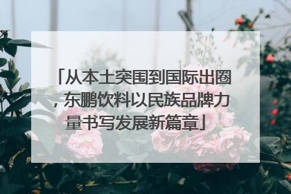 从本土突围到国际出圈，东鹏饮料以民族品牌力量书写发展新篇章