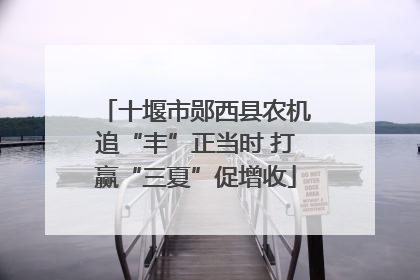 十堰市郧西县农机追“丰”正当时 打赢“三夏”促增收