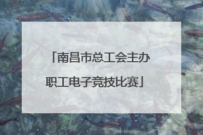 南昌市总工会主办职工电子竞技比赛