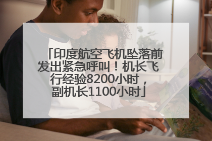 印度航空飞机坠落前发出紧急呼叫！机长飞行经验8200小时，副机长1100小时
