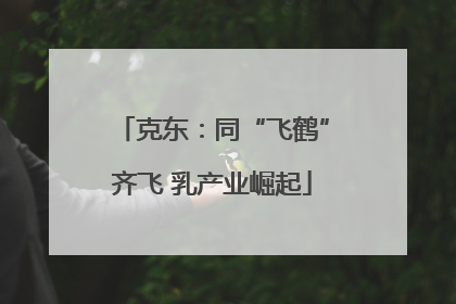 克东：同“飞鹤”齐飞 乳产业崛起