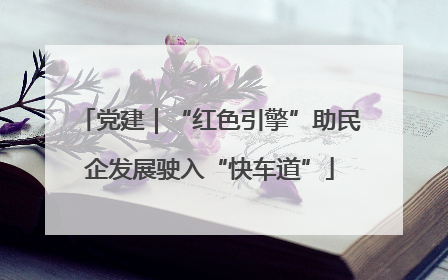 党建｜“红色引擎”助民企发展驶入“快车道”