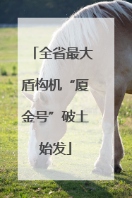 全省最大盾构机“厦金号”破土始发