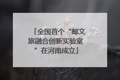 全国首个“邮文旅融合创新实验室”在河南成立