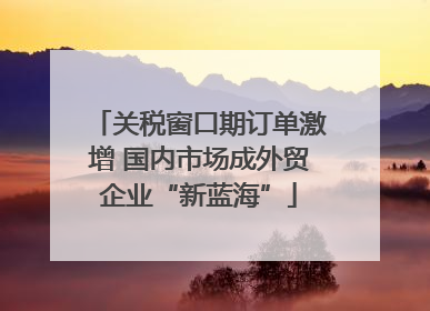关税窗口期订单激增 国内市场成外贸企业“新蓝海”