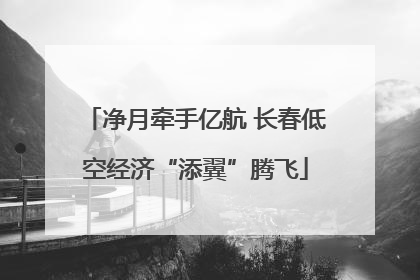 净月牵手亿航 长春低空经济“添翼”腾飞