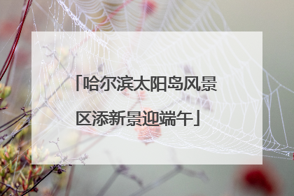 哈尔滨太阳岛风景区添新景迎端午