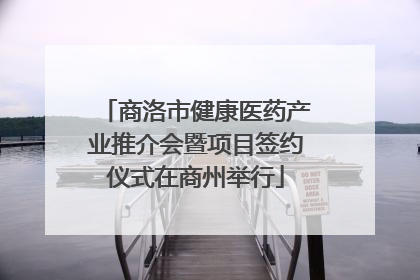 商洛市健康医药产业推介会暨项目签约仪式在商州举行
