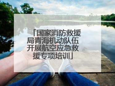 国家消防救援局青海机动队伍开展航空应急救援专项培训