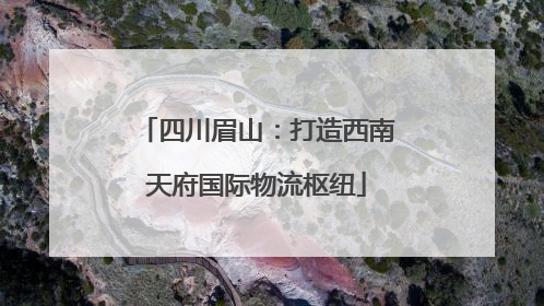 四川眉山：打造西南天府国际物流枢纽