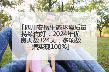 四川安岳生态环境质量持续向好：2024年优良天数324天，多项数据实现100%