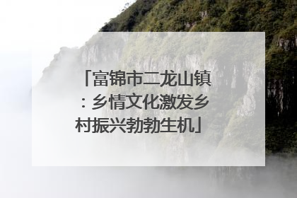 富锦市二龙山镇：乡情文化激发乡村振兴勃勃生机