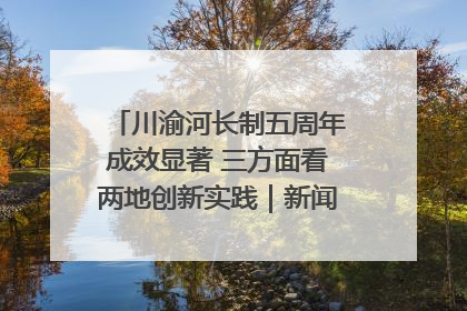 川渝河长制五周年成效显著 三方面看两地创新实践｜新闻发布最前线