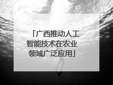 广西推动人工智能技术在农业领域广泛应用