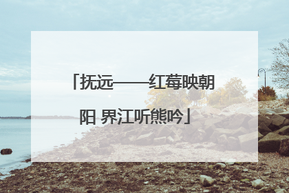 抚远——红莓映朝阳 界江听熊吟