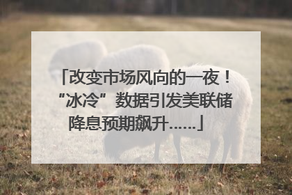改变市场风向的一夜！“冰冷”数据引发美联储降息预期飙升……