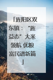 旌阳区双东镇：“旌益态”大米领航 优粮富民谱新篇