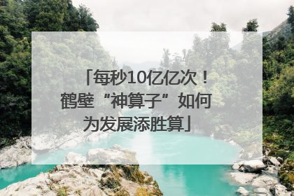 每秒10亿亿次！鹤壁“神算子”如何为发展添胜算