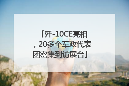 歼-10CE亮相，20多个军政代表团密集到访展台