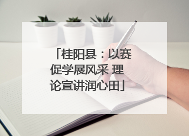 桂阳县：以赛促学展风采 理论宣讲润心田