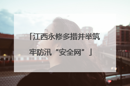 江西永修多措并举筑牢防汛“安全网”
