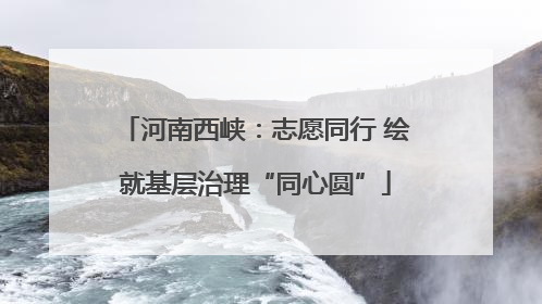 河南西峡：志愿同行 绘就基层治理“同心圆”