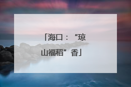 海口：“琼山福稻”香