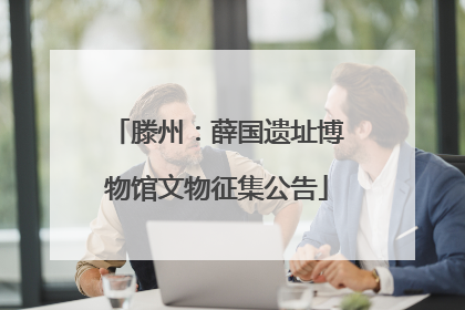 滕州：薛国遗址博物馆文物征集公告