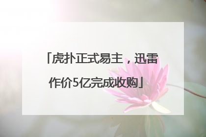 虎扑正式易主，迅雷作价5亿完成收购