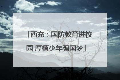 西充：国防教育进校园 厚植少年强国梦