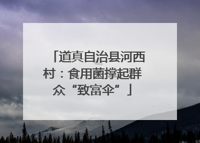 道真自治县河西村：食用菌撑起群众“致富伞”