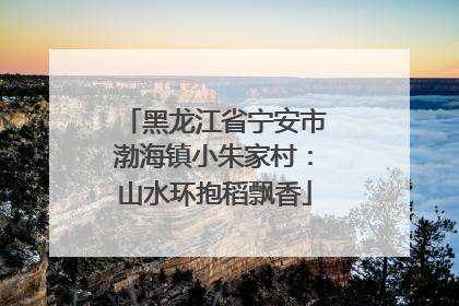 黑龙江省宁安市渤海镇小朱家村：山水环抱稻飘香